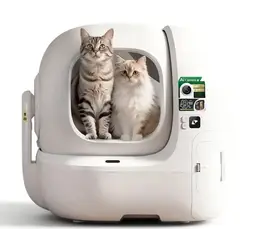 PETKIT Purobot Max Pro KI-Katzenstreuautomat mit Kamera, 210°-Weitwinkelobjektiv, unterstützt 5G und 2,4-GHz-Dualfrequenz, selbstreinigend, ideal für Mehrkatzenhaushalte, App-steuerbar, geruchsfrei