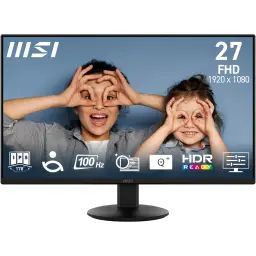 MSI PRO MP272L 27" FHD IPS Monitor (100Hz, PerfectEdge Frameless Design, Eye Comfort, HDMI/DP, Adaptive Sync)