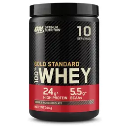 Optimum Nutrition Gold Standard 100 % de protéine de lactosérum, saveur double chocolat intense, 899 g (29 portions)