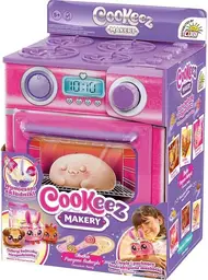 Cookeez Makery Ofen-Spielset in pink mit niedlichem Überraschungseffekt durch Verwandlung zu einen süß duftendem, warmen und interaktivem Plüsch: Mit Zubehör. Welche Überraschung wirst du backen