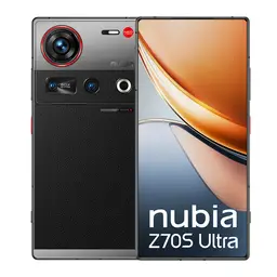 nubia Z70S Ultra 5G Freigeschaltetes Smartphone - Snapdragon 8 Elite, 6600mAh Akku, 6.85" 144Hz AMOLED-Display, 64MP Triple Kamera mit 35mm Hauptobjektiv, 16GB RAM 512GB Schwarz