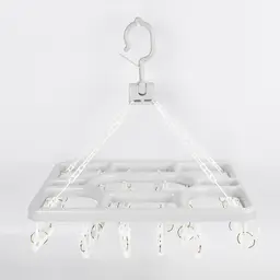 JORDAN&JUDY Square clothespins for gray clothes drying rack (30 clips)