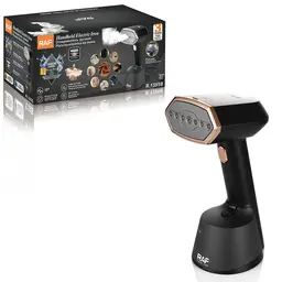 RAF Défroisseur vapeur à main 1400 W, grand réservoir d’eau de 270 ml, fonction vapeur continue et anti-froissures, fer à repasser électrique portable pour la maison, le voyage et tous types de tissus