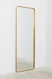 Melodieux Rectangular Wall Mirror for Bathroom Vanity, 60x90 cm Metal Frame, Decorative Mirror for Bedroom, Living Room, and Entryway, Mountable Horizontally or Vertically, Black