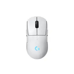 Logitech G PRO 2 LIGHTSPEED Wireless Gaming Mouse for Right or Left Hand, with up to 4 Adjustable and Remappable Magnetic Side Buttons - White