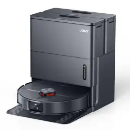 JONR Aspirateur de robot X1 Max All-in-One, bras doubles extensibles avec une puissance d'aspiration de 20kpa, lavage à eau chaude dynamique de 75 ℃ + séchage à air chaud de 45 ℃, épilation sans enchevêtrement, évitement d'obstacles AI