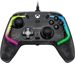 GameSir Manette de jeu filaire RGB transparente fumée GameSir Kaleid pour Xbox Series X/S, Xbox One et PC Windows 10/11