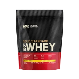Optimum Nutrition Gold Standard 100% Whey Protein Banane & Crème, 450 g - 15 portions