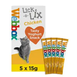 Webbox Lick-e-Lix with Chicken Tasty Yoghurty Treat 5 x 15g