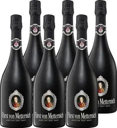 Fürst von Metternich Riesling Sekt Brut Sparkling 6x0.75 L