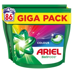 Ariel Laundry Detergent Liquid Pods Colour 86 Washes