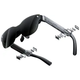 RayNeo Air 3s AR/XR Glasses - 201" 120Hz FHD HueView Display, Portable AR Video Eyewear Gaming Glasses for iPhone 16/15, Android, Mac, Switch, PS5, Steam Deck - Next-Gen Wearable Theater