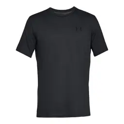 Under Armour Men's Left Chest Logo Short Sleeve Black