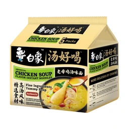 Baixiang Noodle Chicken Soup 5 Packs 555g