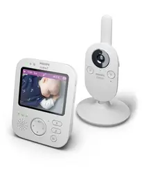 Philips Avent - Babyphone vidéo avec caméra - Gris/Beige - SCD892/26