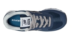 New Balance Baskets 574 Blanc cassé/bleu marine - Pointure 37,5