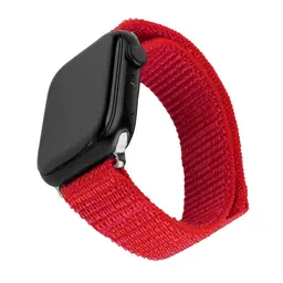 FIXED Bracelet nylon pour Apple Watch 42/44/45/46 mm, rouge