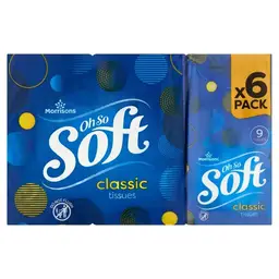 Morrisons Facial Tissues Pocket Pack 6 pack