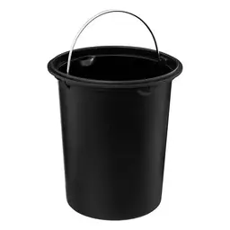 5Five SOFTCL 3L Mülleimer Khol Farben Matt Schwarz