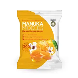 Manuka Doctor Manuka Middles - Honig- & Zitronen-Lutschtabletten