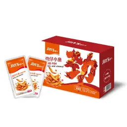 Jingzai Jinzai Getrockneter Fisch Scharfer Geschmack 12g*20 Packungen