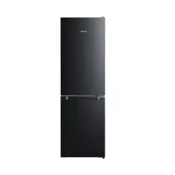 Midea-Comfee 174L Stand-Kühl-Gefrierschrank, Low Frost, Verstellbares Thermostat, LED-Beleuchtung, Wechselbarer Türanschlag, Leise, Schwarz RCB169DK2(E)