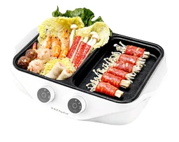 Royalstar Marmite électrique à double cuves - 800 + 200 ml