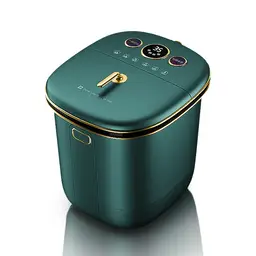 KASJ Z202 Fußbad mit UV- & Ozon-Sterilisation, Vollautomatische Massage, Konstanttemperatur-Heizung, Abnehmbar