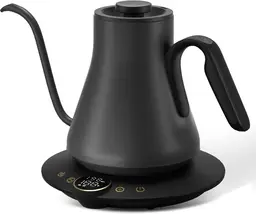 Cocinare FLOW B9 Gänsehals-Pour-Over-Kaffeekocher, präzise Temperaturregelung für Filterkaffee & Tee, 1500 W Schnellkochfunktion, 0,9 l Edelstahlinnenraum, Mattschwarz