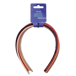 Nutmeg Kids Coloured Grip Hair Band 5 Pack