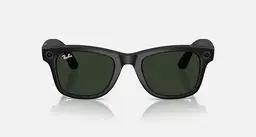 Ray Ban RW4006 Meta Wayfarer slimme bril - Glanzend zwart/Groen