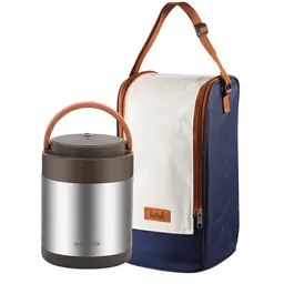 Maxcook 304 Stainless steel Insulated Food Jar 
Thermos for Hot Food - Vacuum Stainless Steel Thermal Lunch Box, Leakproof Soup Thermos, Wide Mouth Insulated Food Jar
1.4L MCTG0888
