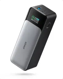 Anker Power Bank, 24,000mAh 3 Port Portable Charger 140W Output, Black