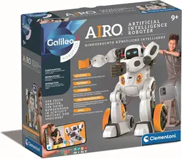 Clementoni Galileo AIRO - My Interactive AI Robot - AI-powered, trainable, supports gesture and voice controls - Robot Toy for Kids Aged 8+