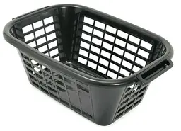 Addis Rectangular Laundry Basket - Black