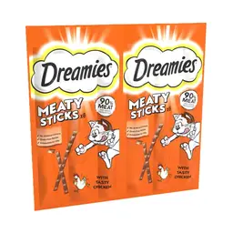 DREAMIE Meaty Sticks Adult CAT Treats with Tasty Chicken 30g