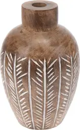 VASE ENGER HALS 18CM BRAUN KL