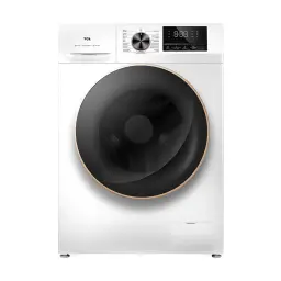 TCL Wasmachine, 10 kg, Energie-efficiëntieklasse A met Slimme DD-motor, Eliminerend Bacterie Systeem, Stoomwas, Snelwas 15 min, Kinderslot, Einde uitstellen [Energieklasse A] FP1210WA0
