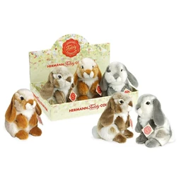 Teddy Hermann Hasen hockend, ca. 19 cm, sortiert