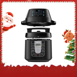 Joyami 6L Air Fryer & Pressure Cooker Combo - Dual Display - 18 Presets - 220V