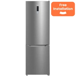 Midea MDRB424FGD02O 188cm 60/40 No Frost Fridge Freezer - Silver - D Rated