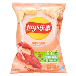 Lay's Kartoffelchips - Würziger Flusskrebs-Geschmack, 70g