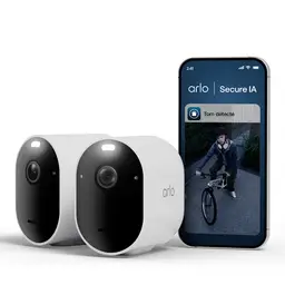 Arlo Pack de 2 caméras extérieur 2K+ Pro6