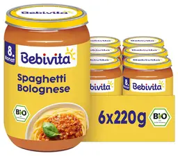 Bebivita Spaghetti Bolognese (from 8 months) Multipack 6 x 220 g