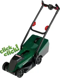 Theo Klein 2780 Bosch Garten Rotak Rasenmäher | Kinder-Rasenmäher mit Rasselgeräusch | Spielzeug für Kinder ab 18 Monaten