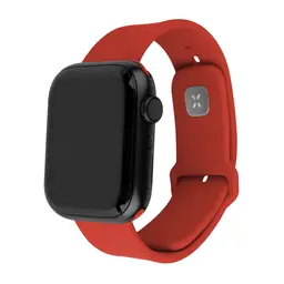 FIXED Bracelet silicone pour Apple Watch 38/40/41 mm, rouge