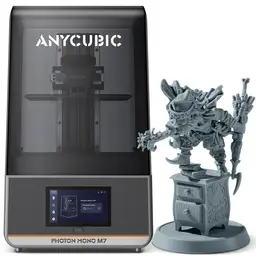 Anycubic Photon Mono M7 14K Resin 3D-Drucker 10,1-Zoll-Mono-LCD mit COB-Lichtquelle 3.0 Bis zu 150 mm/h Hochgeschwindigkeitsdruck Intelligente Fehlererkennung Ohne Nivellierung 223 × 126 × 230 mm Bauvolumen