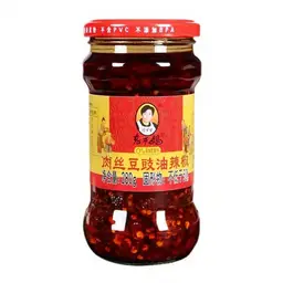 Lao Gan Ma Porc effiloché à l'huile de piment avec sauce aux haricots noirs 280g