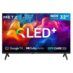 METZ QLED 32 Inch TV 32MQF7000Z Smart Google TV, HDR10, Dolby Audio, Oogvriendelijke TV, Triple Tuner