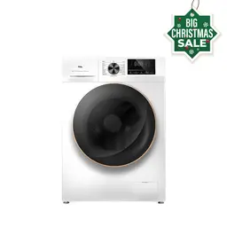 TCL Wasmachine, 10 kg, Energie-efficiëntieklasse A met Slimme DD-motor, Eliminerend Bacterie Systeem, Stoomwas, Snelwas 15 min, Kinderslot, Einde uitstellen [Energieklasse A] FP1210WA0